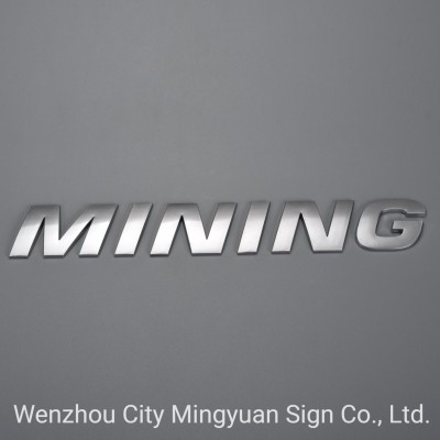 Mingyuan Customized Chrome Plastic ABS Nameplate